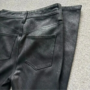 We The Free High Rise Coated Black Skinny Jeans Size 26